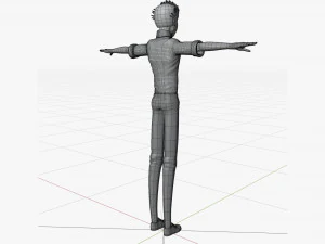 Male Characters 3D Model