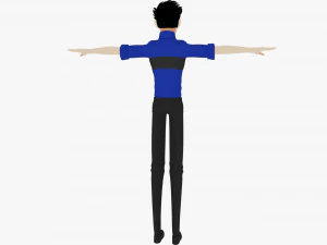 Male Characters 3D Model