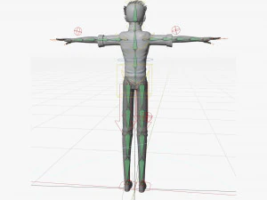 Male Characters 3D Model