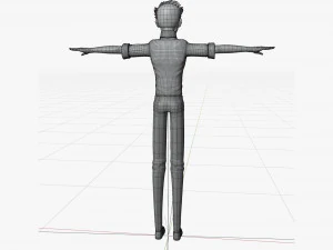 Male Characters 3D Model