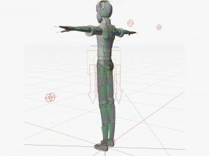 Male Characters 3D Model