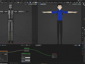 Male Characters 3D Model