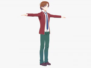 Kiyotaka Ayanokoji - Classroom of the Elite 3D Model