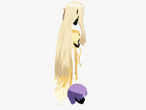 Anime Hair Modello 3D