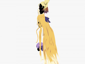 Anime Hair Modello 3D