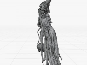 Anime Hair Modello 3D