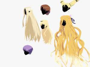 Anime Hair Modello 3D