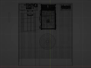 CARTOON BEDROOM 002 3D Model