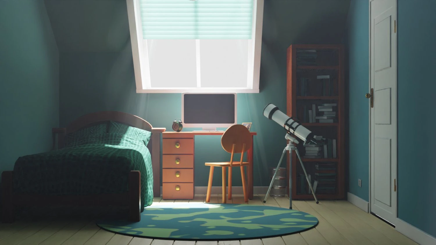 CARTOON ROOM 003 3D Model .c4d .max .obj .3ds .fbx .stl .blend 