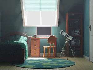 CARTOON-ZIMMER 003 3D Modell