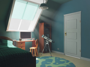 卡通房003 3D 模型