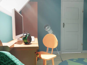CARTOON ROOM 003 3D Model