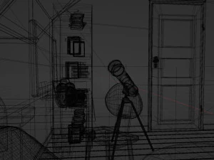CARTOON ROOM 003 3D Model