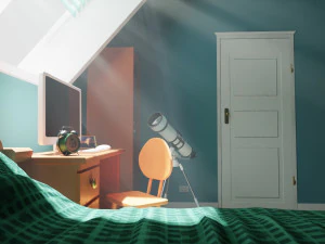 CARTOON ROOM 003 3D Model