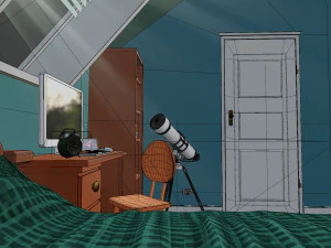 CARTOON ROOM 003 3D Model