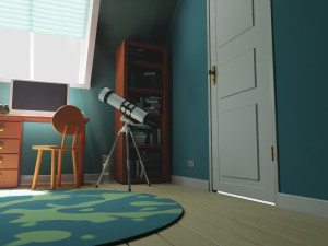 卡通房003 3D 模型