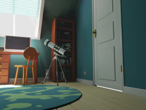 CARTOON ROOM 003 3D Model