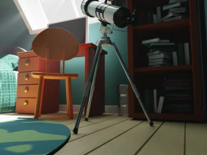 CARTOON ROOM 003 3D Model