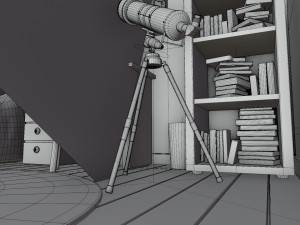 卡通房003 3D 模型