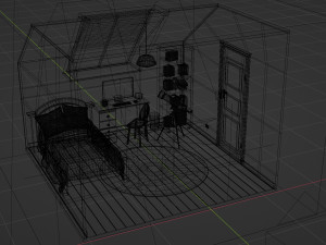 卡通房003 3D 模型