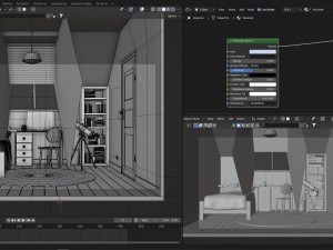 卡通房003 3D 模型
