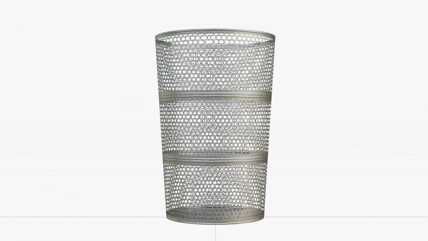 Low Poly Trash Can 3D Model .c4d .max .obj .3ds .fbx .stl .blend 