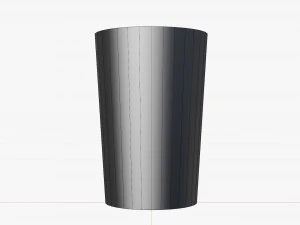 Low Poly Trash Can 3D Model
