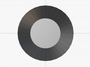 Low Poly Trash Can 3D Model