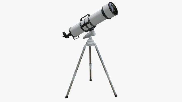 Cartoon Telescope 3D 模型 .c4d .max .obj .3ds .fbx .stl .blend 