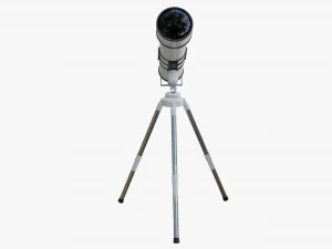 Cartoon Telescope 3D Model
