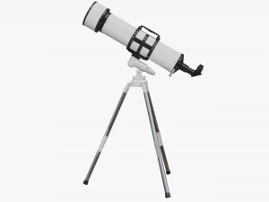 Cartoon Telescope 3D Model