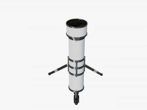 Cartoon Telescope 3D Model
