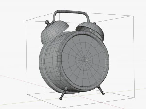 Cartoon Animated Alarm clock 3D Model