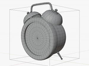 Cartoon Animated Alarm clock 3D Model