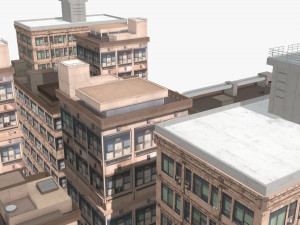 Anime Building 3D Model