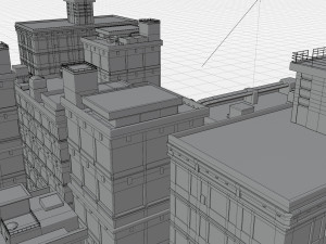 Anime Building 3D 模型