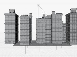 Anime Building 3D 模型
