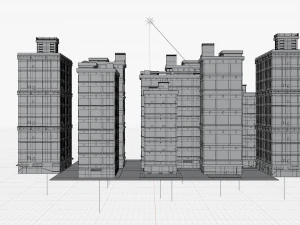 Anime Building 3D Model