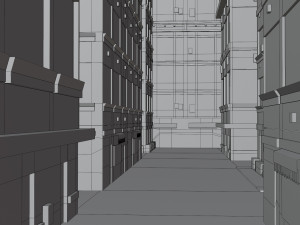 Anime Building 3D 模型