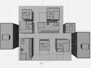 Anime Building 3D 模型