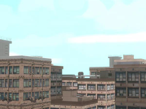 Anime Building 3D Model