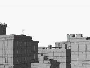 Anime Building 3D Model