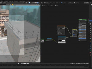 Anime Building 3D Model