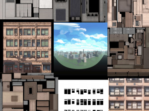 Anime Building 3D 模型