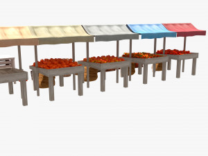Marketplace - Old Shop - Cartoon Style Modèle 3D