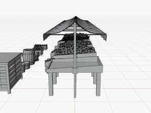 Marketplace - Old Shop - Cartoon Style Modèle 3D