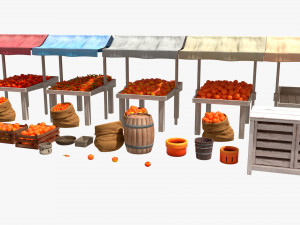 Marketplace - Old Shop - Cartoon Style Modèle 3D