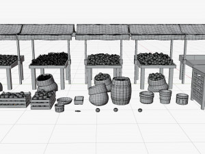 Marketplace - Old Shop - Cartoon Style Modèle 3D