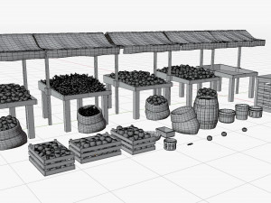 Marketplace - Old Shop - Cartoon Style Modèle 3D