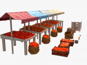 Marketplace - Old Shop - Cartoon Style Modèle 3D